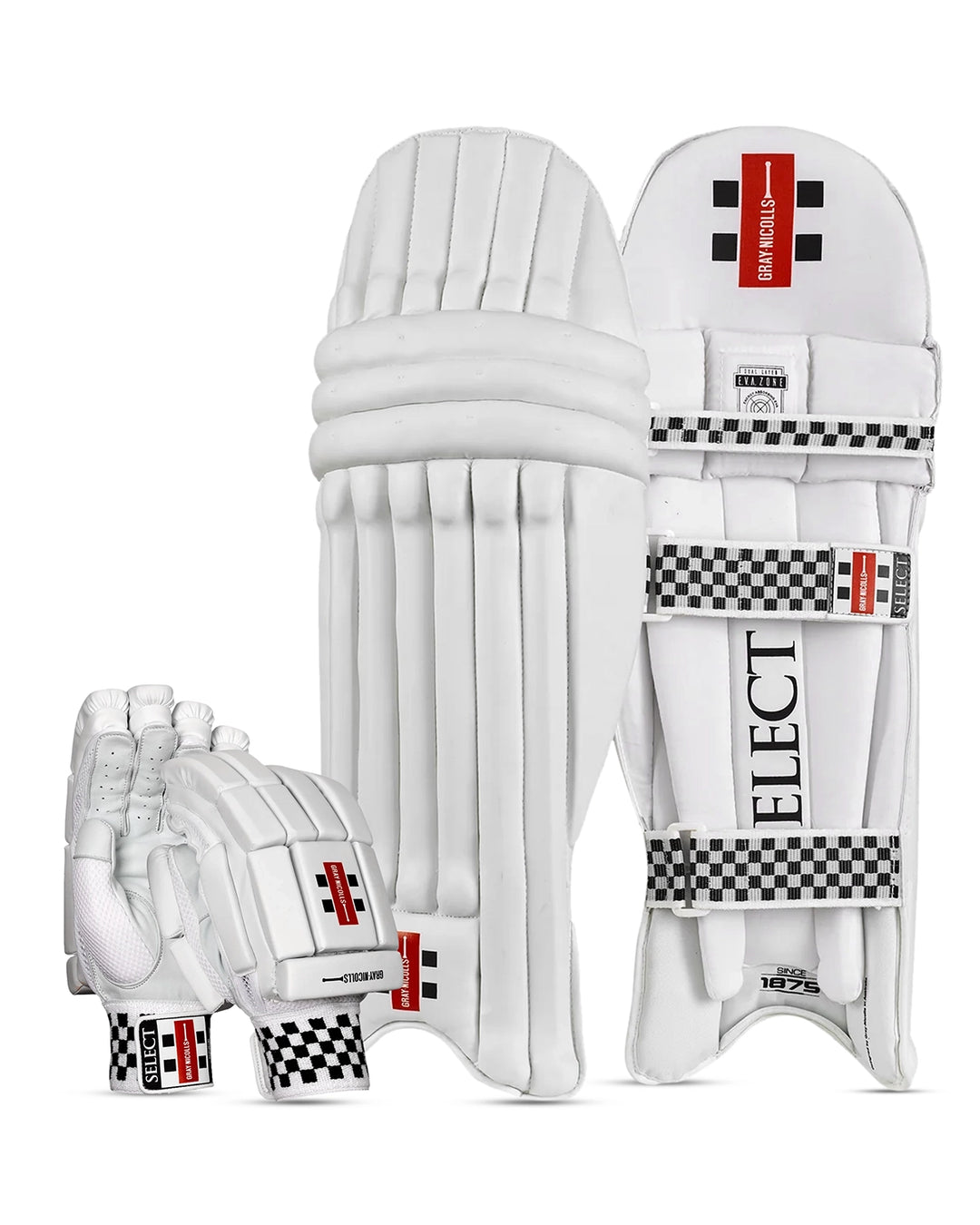 Gray Nicolls Select Batting Pads and Gloves Bundle - Junior