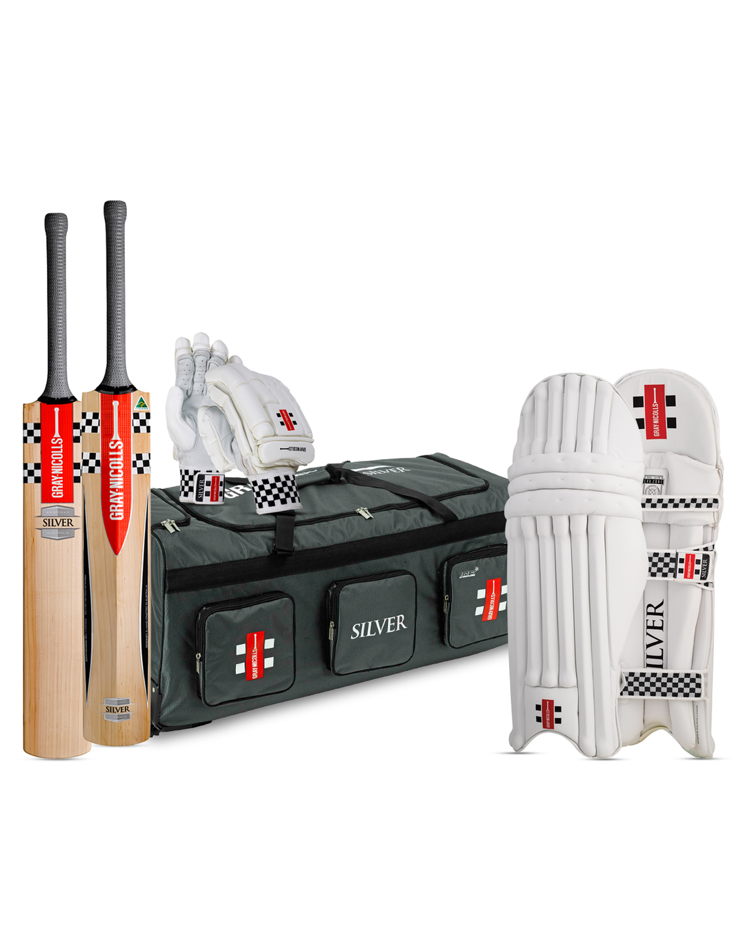 Gray Nicolls Silver Cricket Bundle Kit - Senior