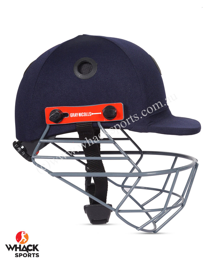 Gray Nicolls Elite Cricket Batting Helmet - Navy - Junior/Boys