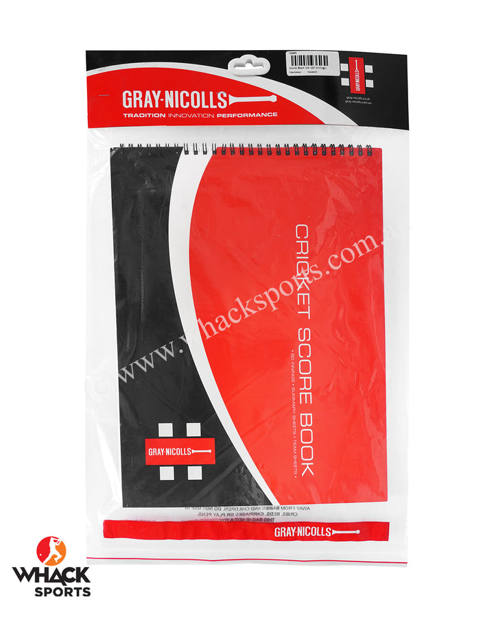 Gray Nicolls Score Book - 60 Innings