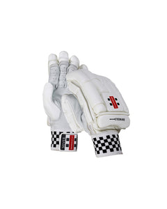 Gray Nicolls Silver Cricket Batting Gloves - Small Adult