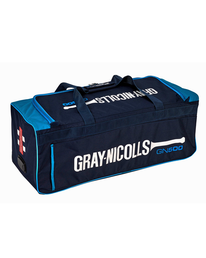Gray Nicolls GN-500 Cricket Kit Bag - Non-Wheelie - Junior Large - Blue