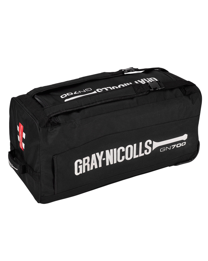 Gray Nicolls 700 Cricket Kit Bag - Wheelie - Junior Large - Black