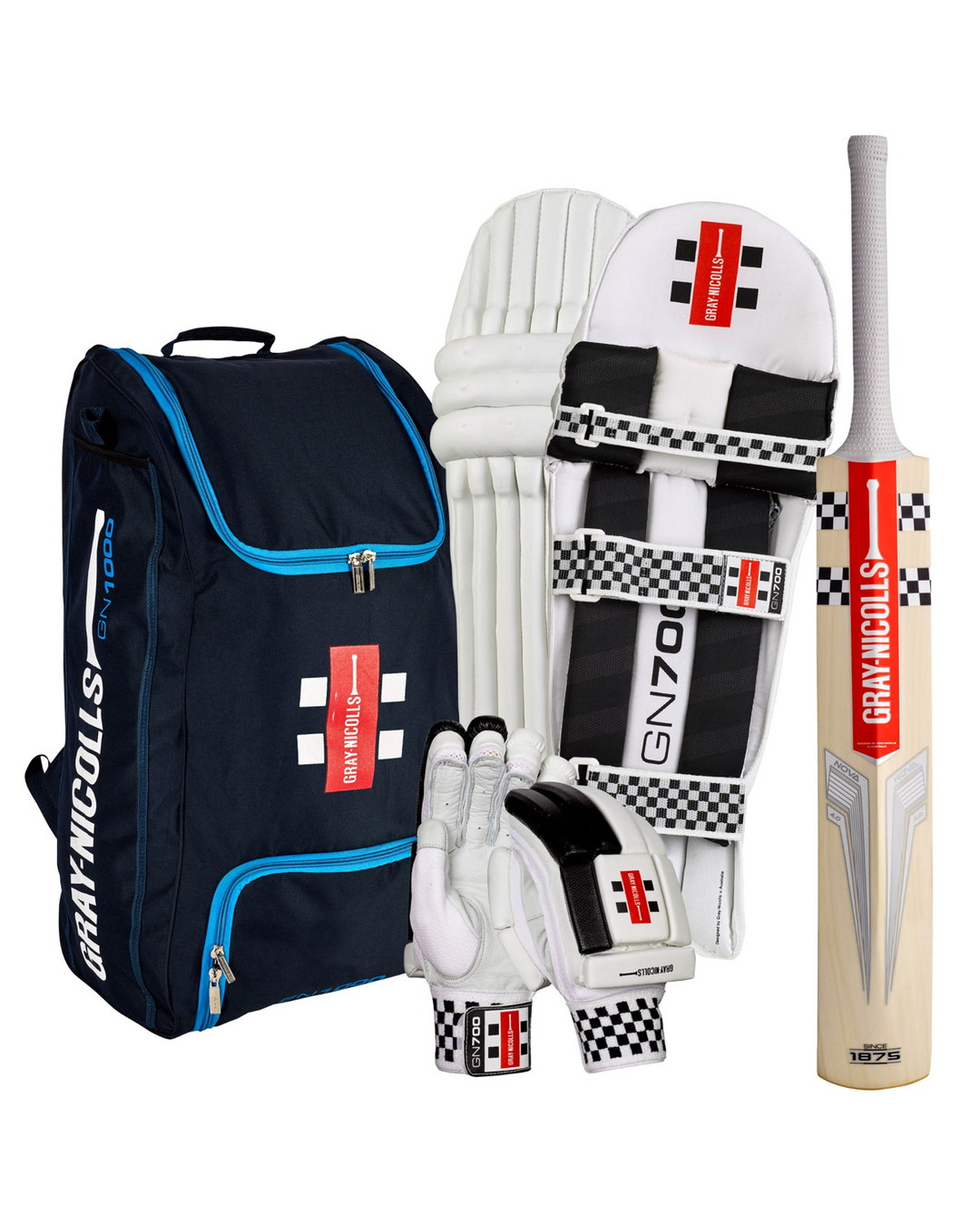 Gray Nicolls Nova 4.0 English Willow Cricket Bundle Kit/Set - Adult