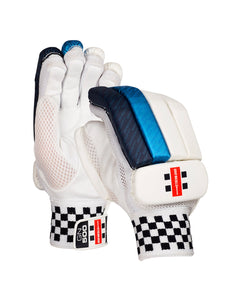 Gray Nicolls 500 Navy Blue Cricket Batting Gloves - XS Boys/Junior