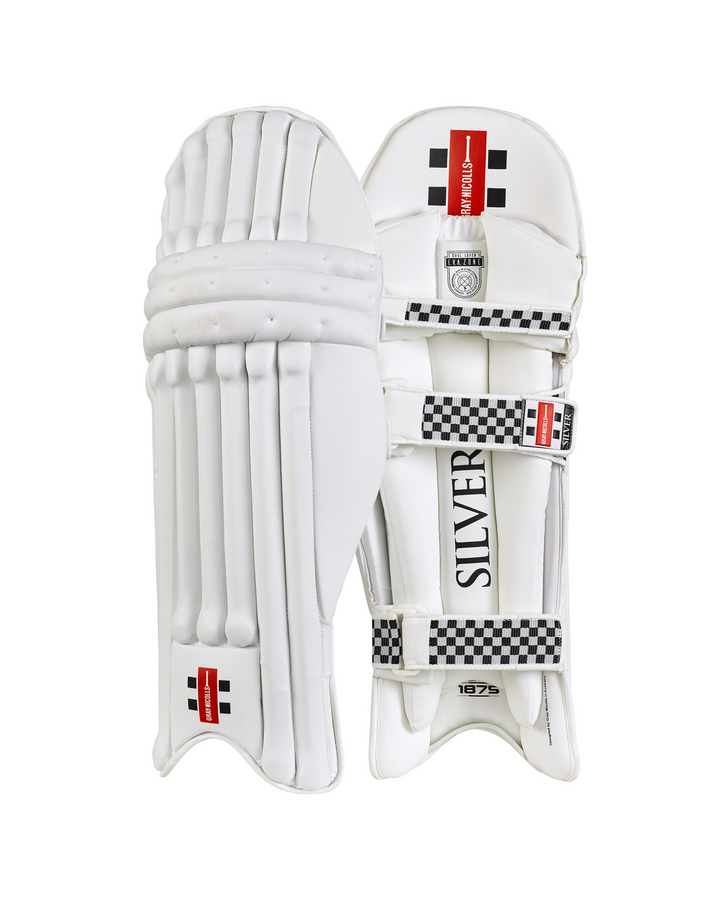 Gray Nicolls Silver Cricket Batting Pads - Large Adult