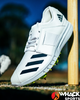 Adidas Howzat Junior Cricket Shoes - Steel Spikes - Green