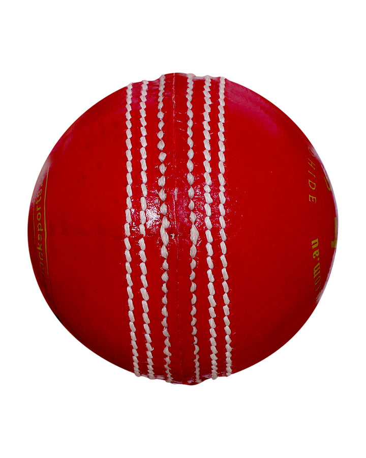 WHACK Test Leather Cricket Ball - 4 piece - 156gm - Red