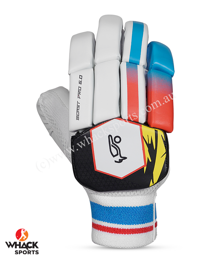 Kookaburra Beast Pro 6.0 Cricket Batting Gloves - Youth