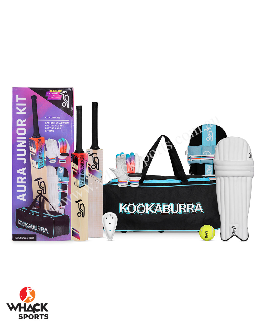 Kookaburra Aura Pro 9.0 Cricket Bundle Kit - Junior