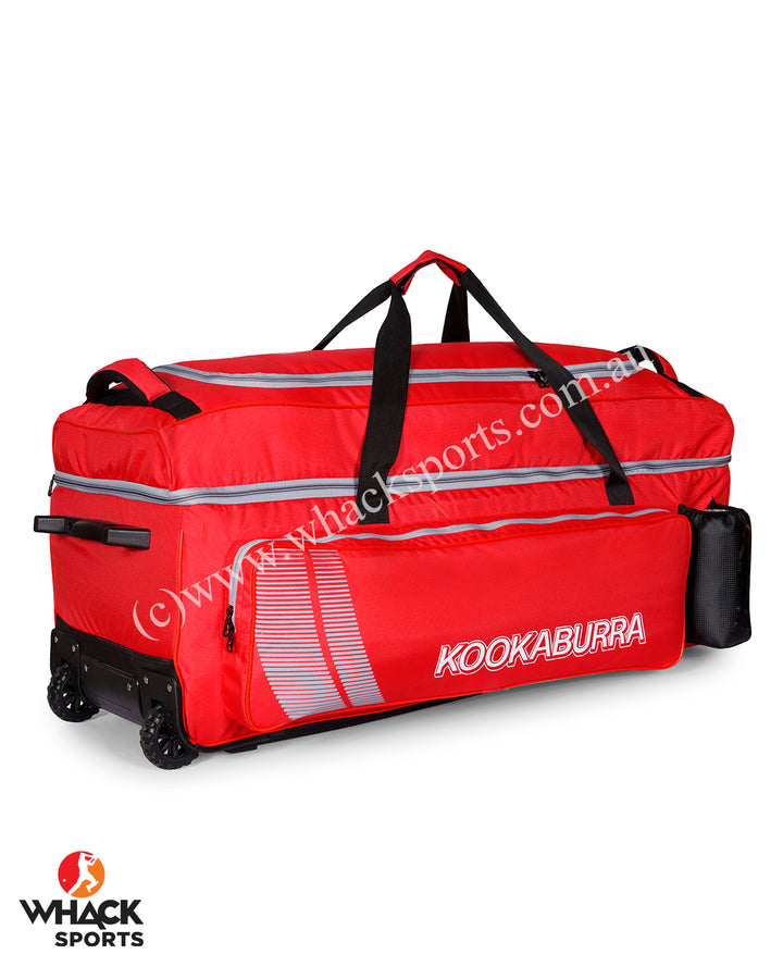 Kookaburra Pro Player Cricket Kit Bag - Wheelie - Large - Red