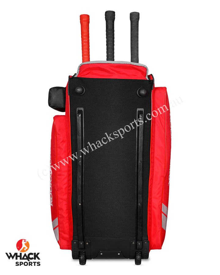 Kookaburra Pro Player Cricket Kit Bag - Wheelie - Large - Red