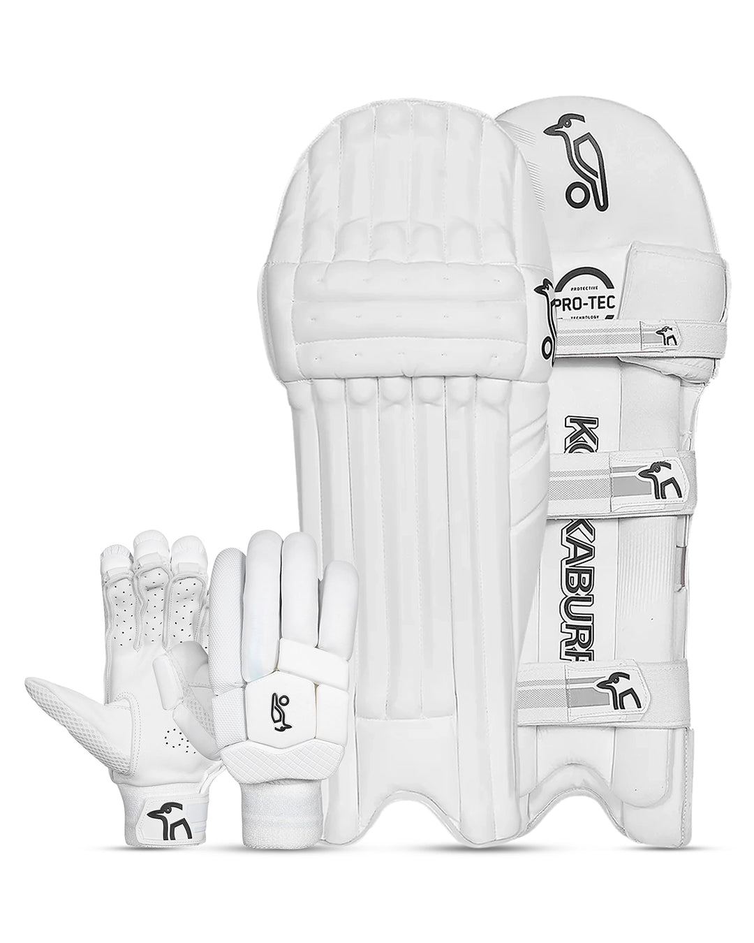 Kookaburra Ghost Pro 1.0 Batting Pads and Gloves Bundle - Adult