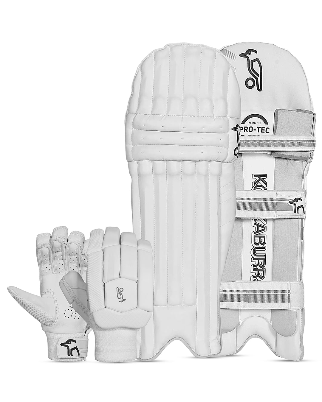 Kookaburra Ghost Pro 4.0 Batting Pads and Gloves Bundle - Adult