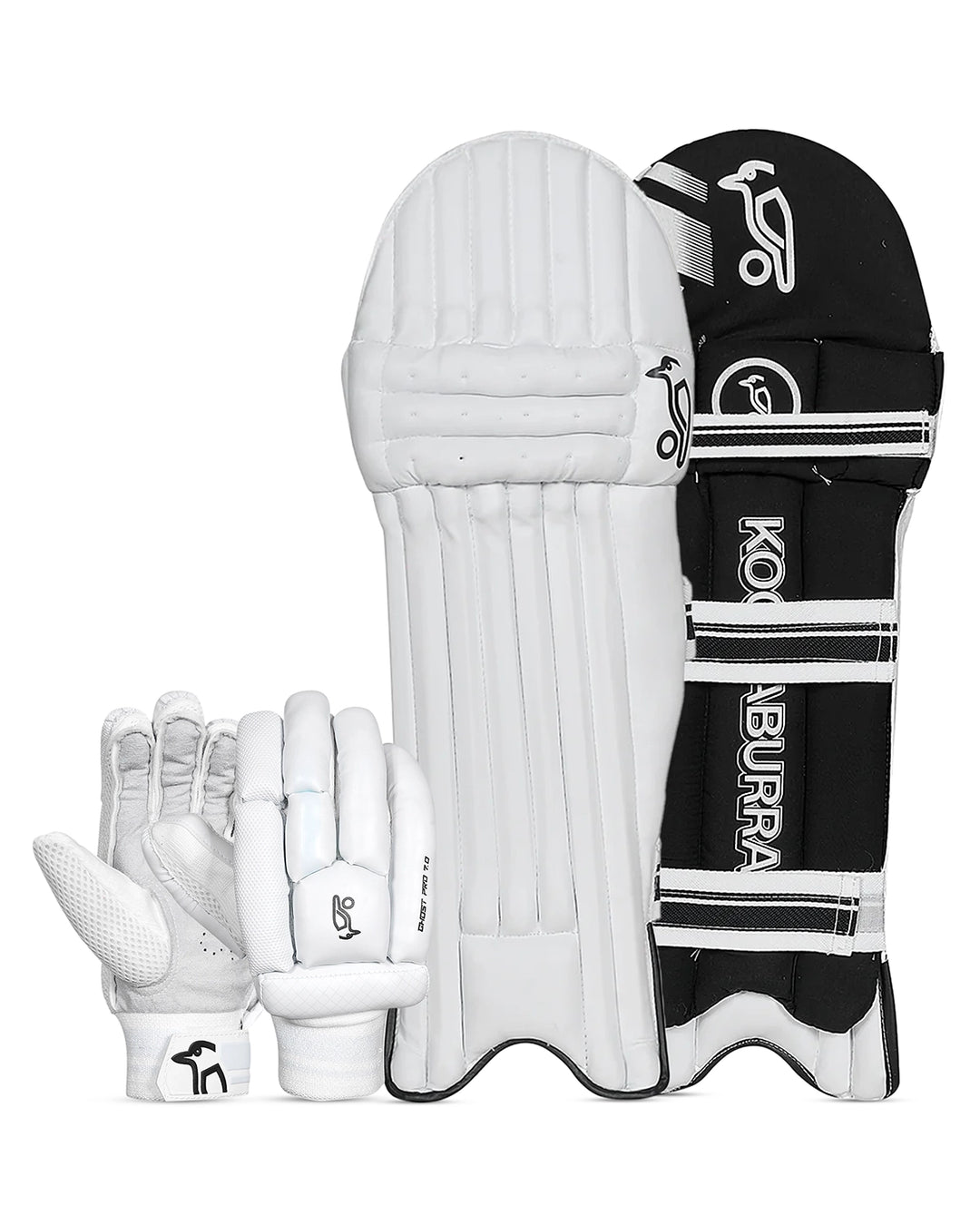 Kookaburra Ghost Pro 7.0 Batting Pads and Gloves Bundle - Adult