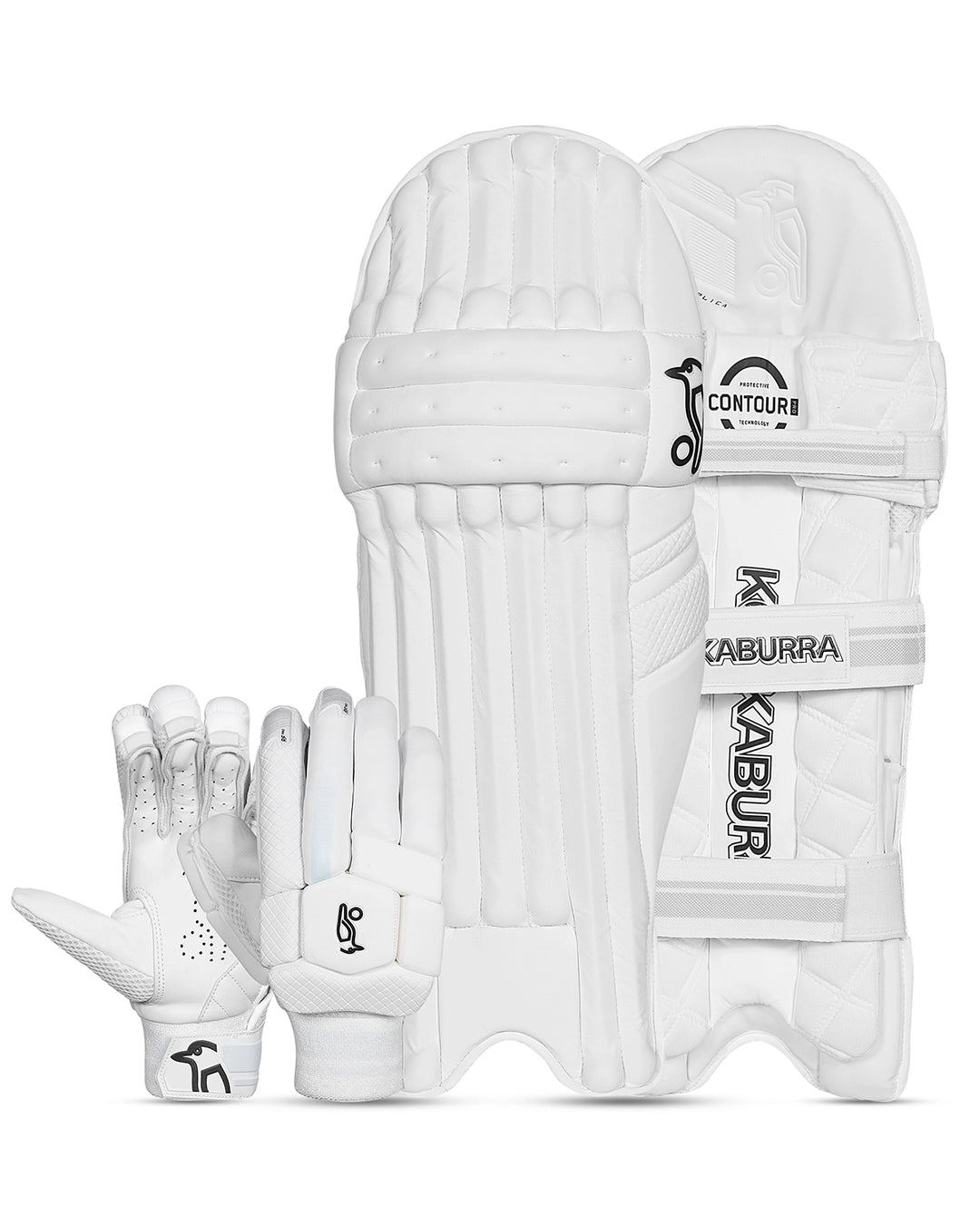 Kookaburra Ghost Pro Player Batting Pads and Gloves Bundle - Adult