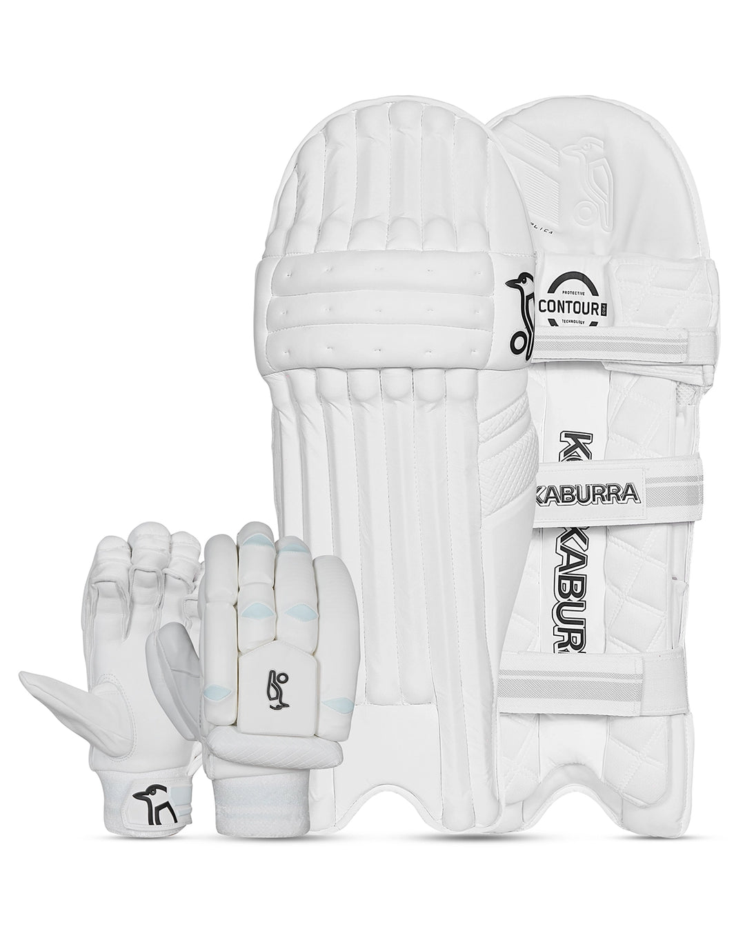 Kookaburra Ghost Pro Player Replica Batting Pads and Gloves Bundle - Adult