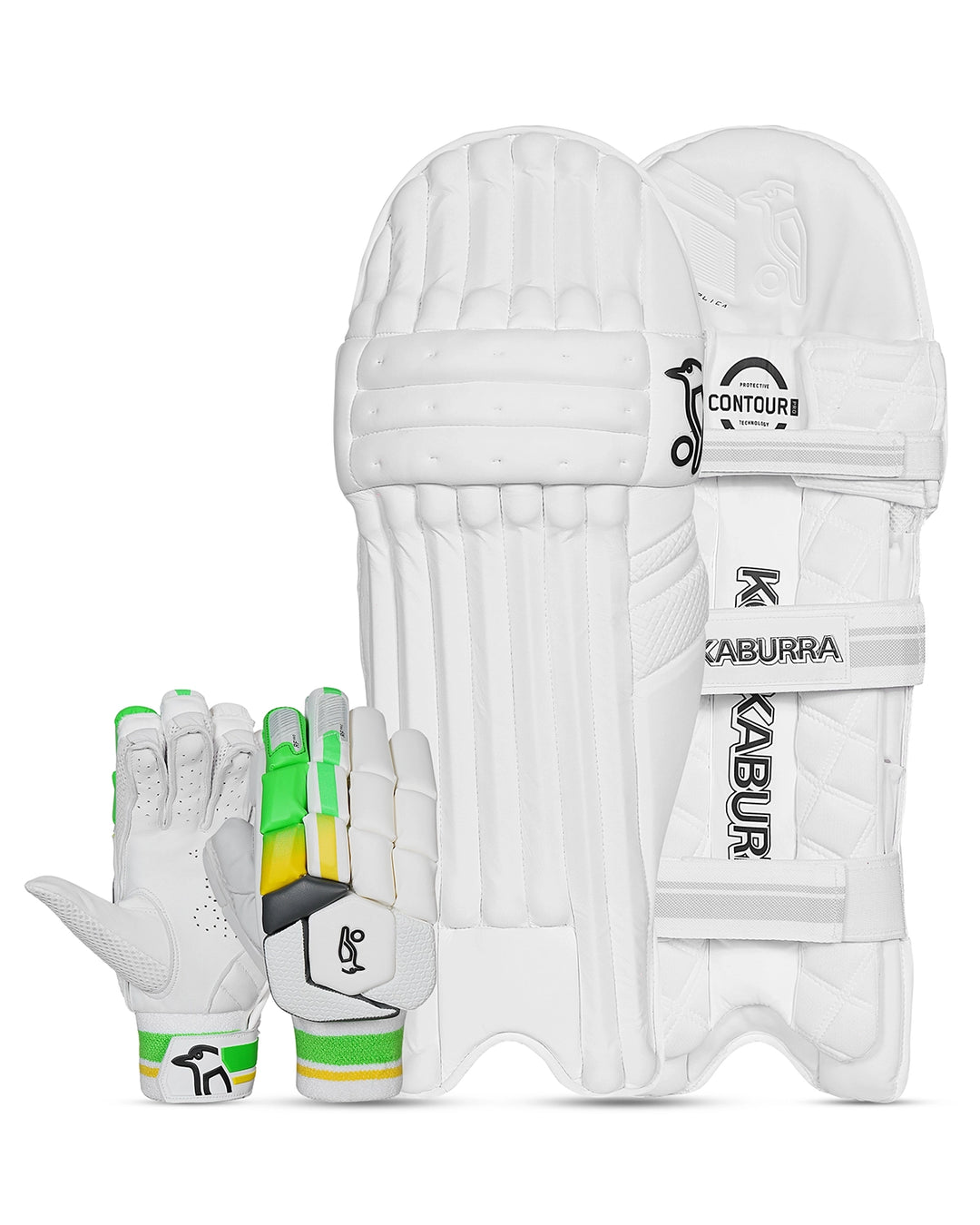 Kookaburra Kahuna Pro Player Batting Pads and Gloves Bundle - Adult