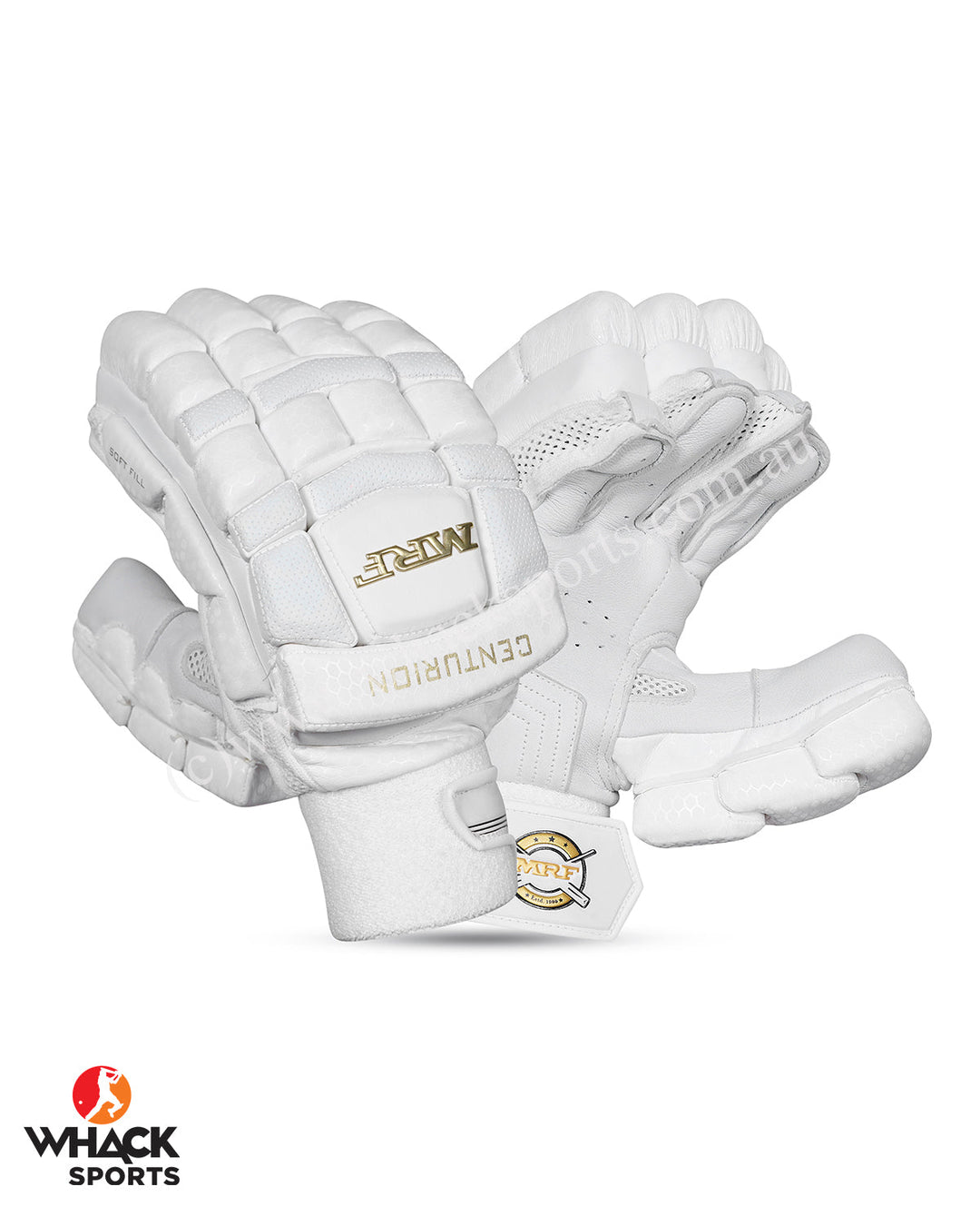 MRF Centurion Batting Pads and Gloves Bundle - Adult