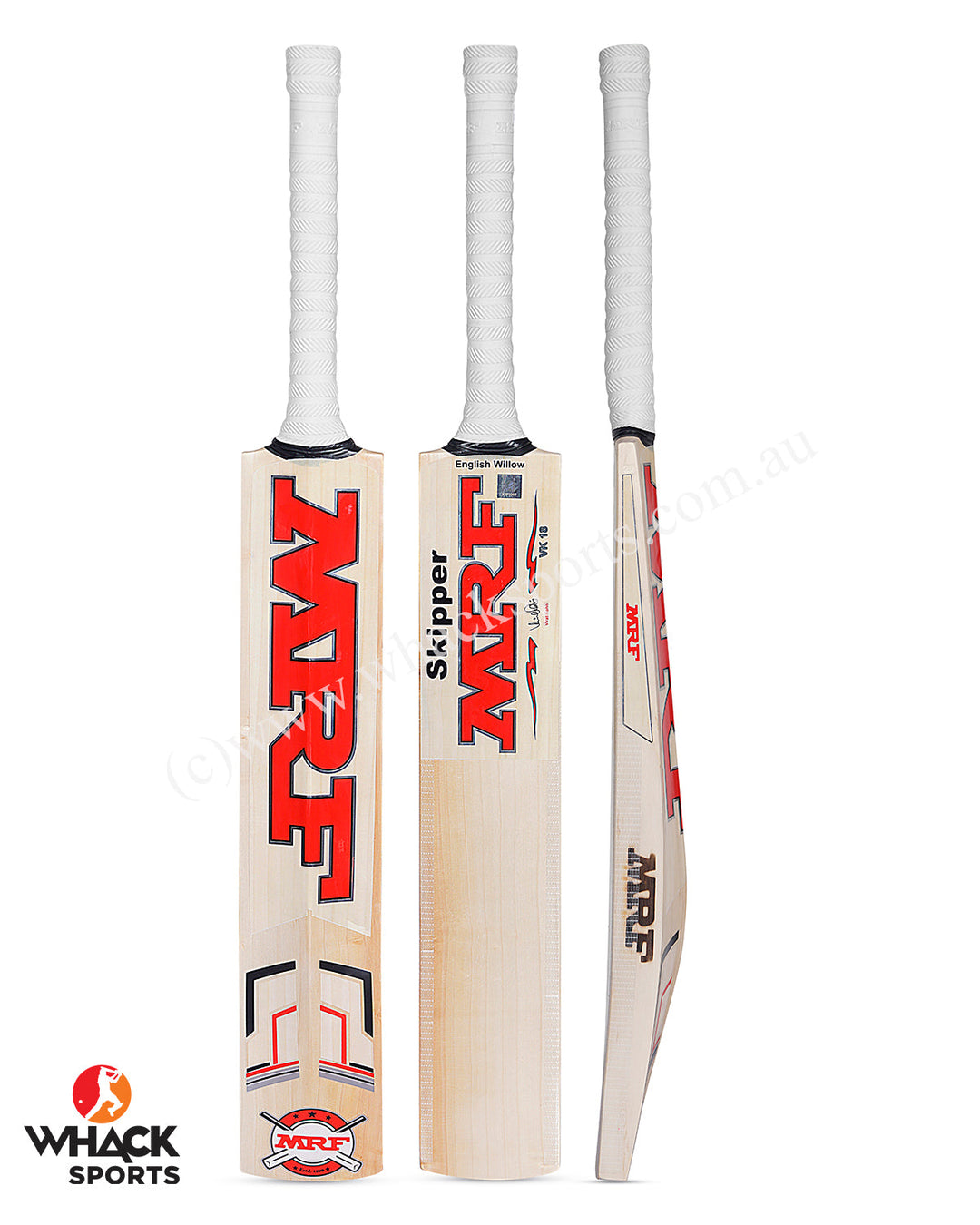 MRF VK 18 Skipper English Willow Cricket Bat - Boys/Junior