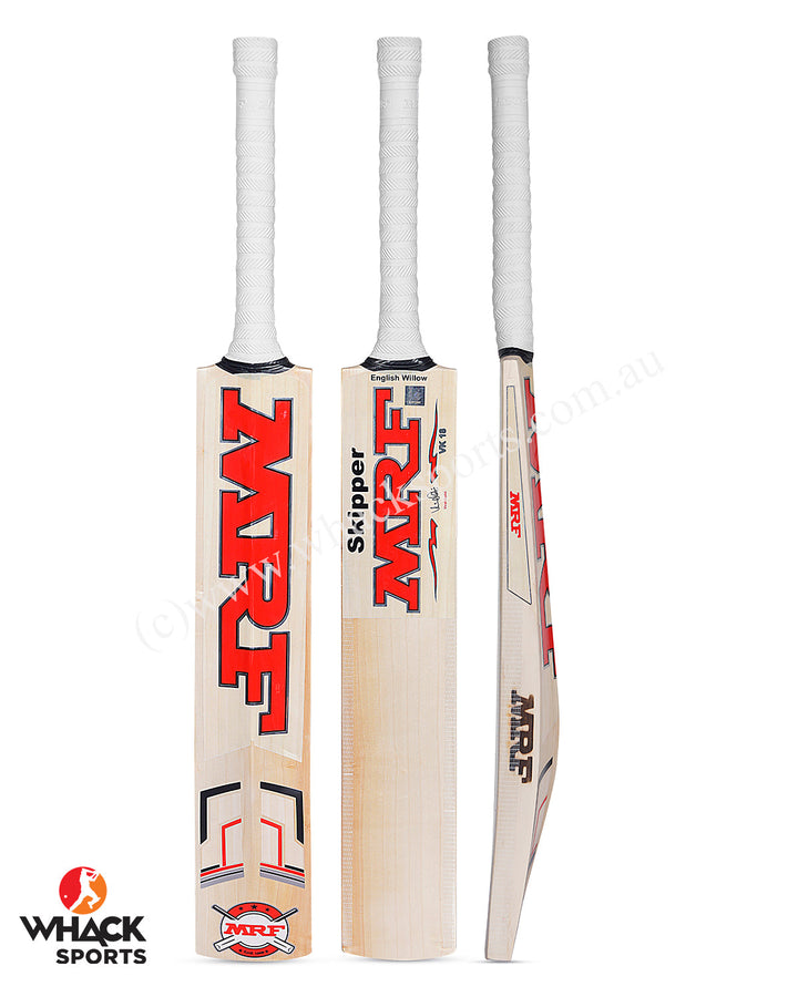 MRF VK 18 Skipper English Willow Cricket Bat - Boys/Junior