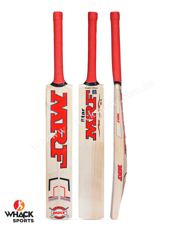 MRF VK18 Star English Willow Cricket Bat - SH