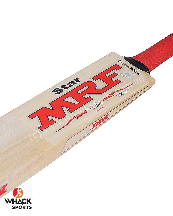 MRF VK18 Star English Willow Cricket Bat - SH