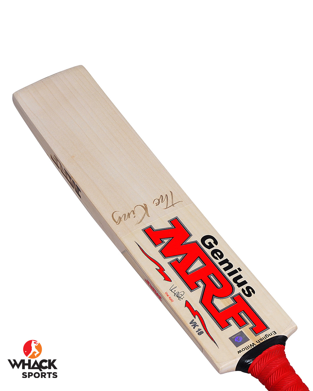 MRF The King English Willow Cricket Bat - Boys/Junior