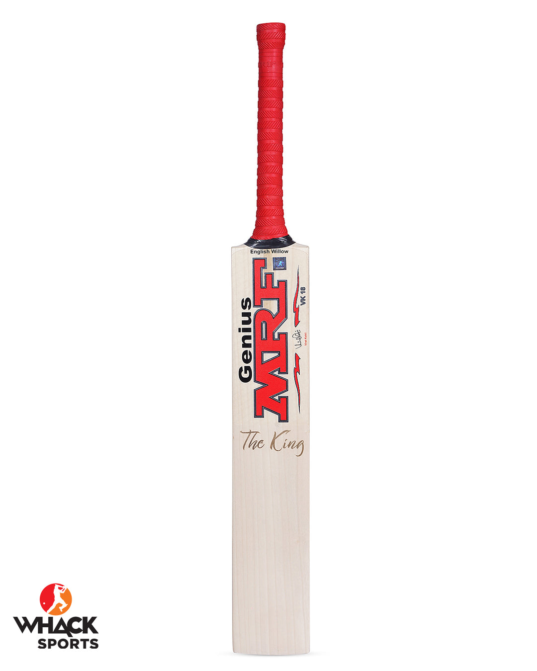 MRF The King English Willow Cricket Bat - Boys/Junior