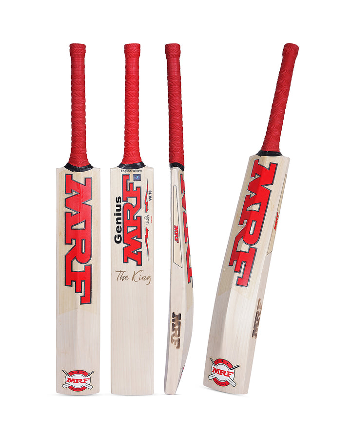 MRF The King English Willow Cricket Bat - Boys/Junior