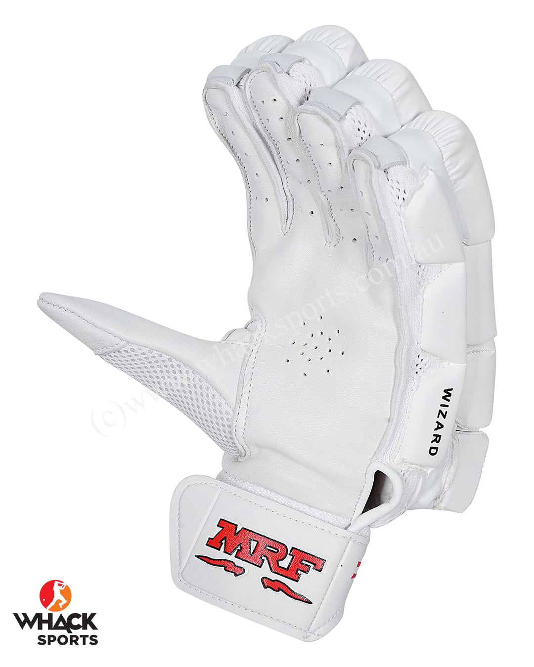 MRF Unique/Wizard Batting Pads and Gloves Bundle - Adult