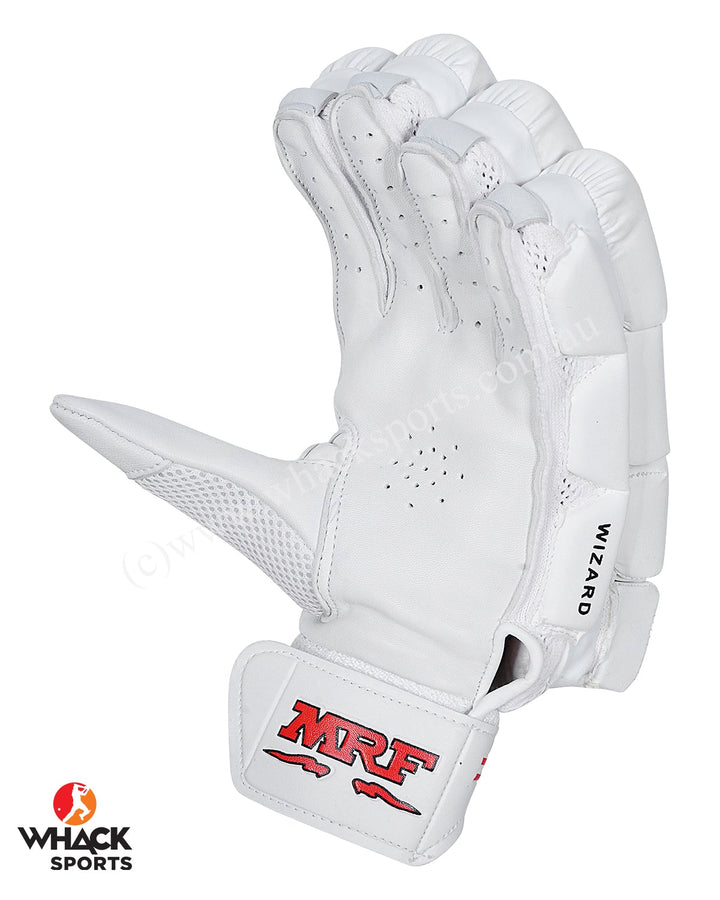 MRF Unique/Wizard Batting Pads and Gloves Bundle - Adult