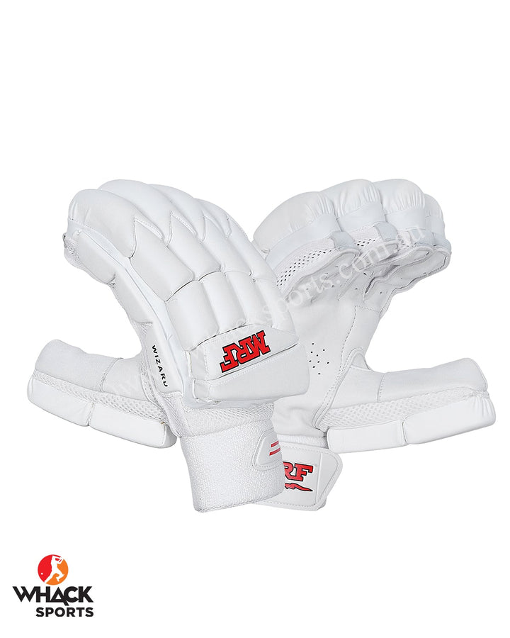 MRF Unique/Wizard Batting Pads and Gloves Bundle - Adult