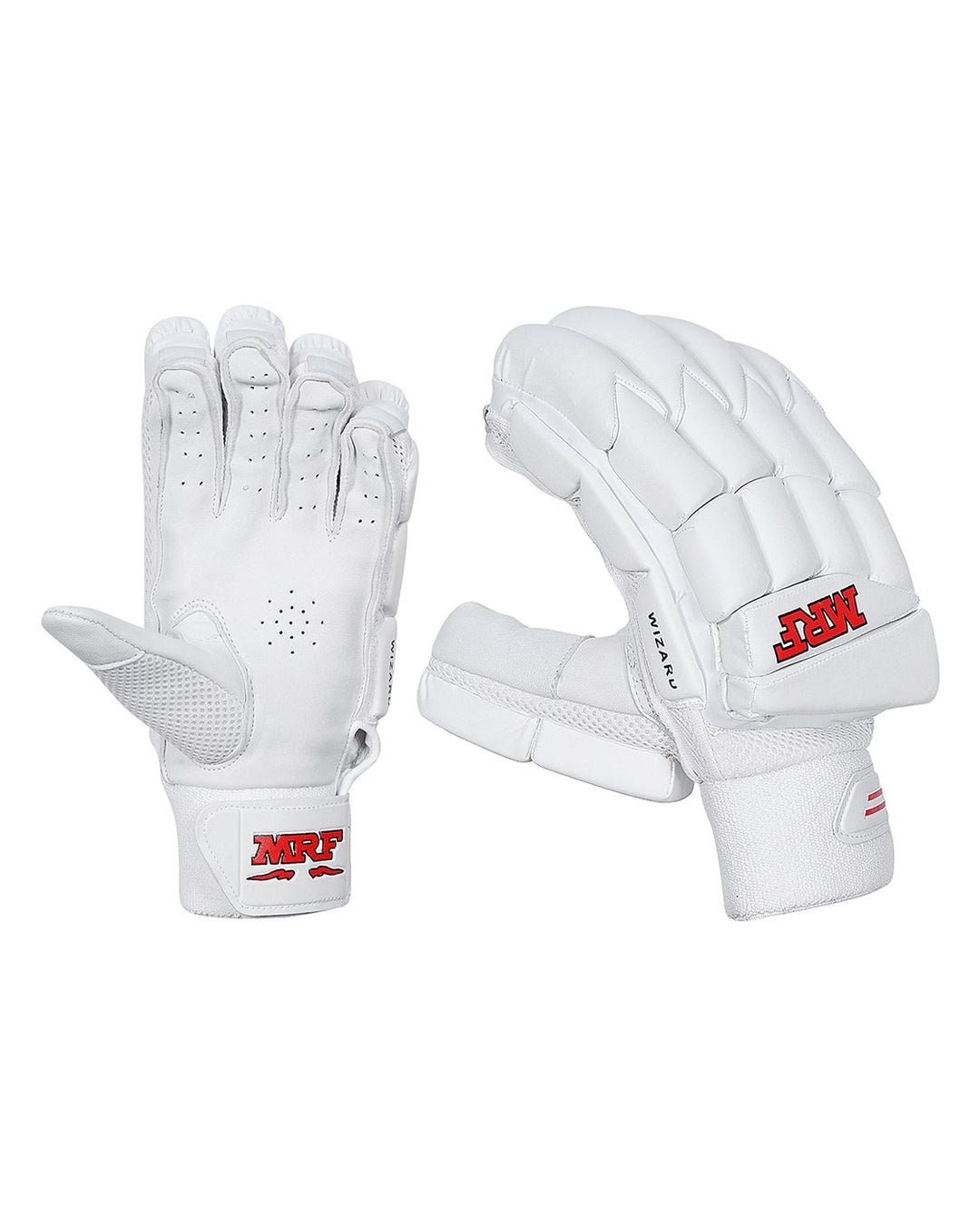 MRF Unique/Wizard Batting Pads and Gloves Bundle - Adult