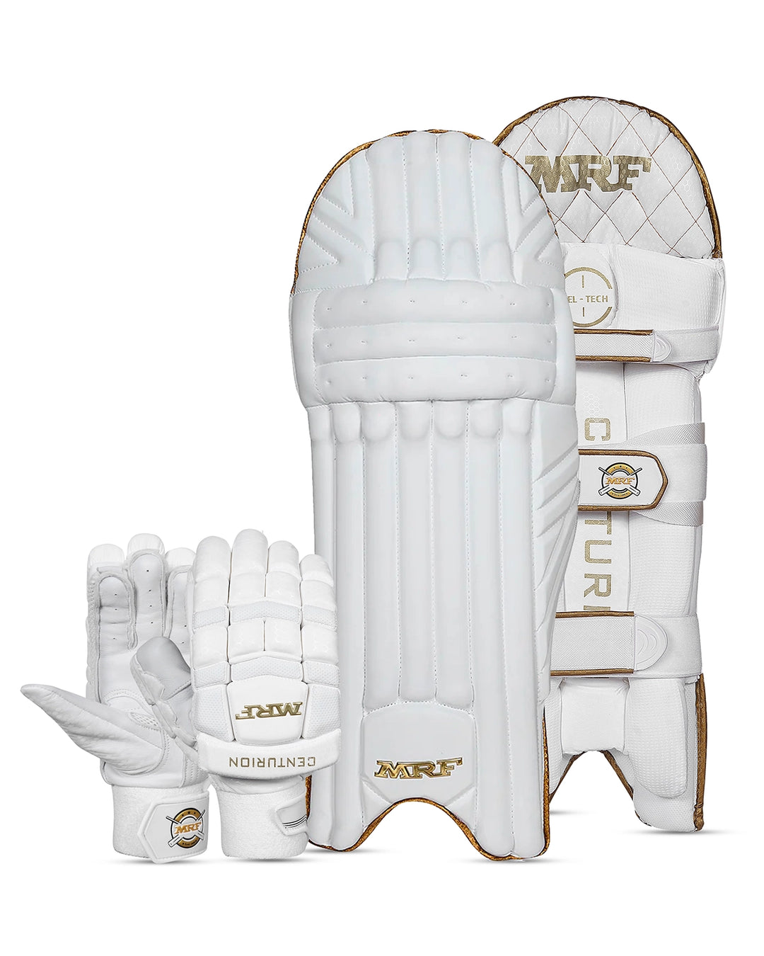MRF Centurion Batting Pads and Gloves Bundle - Youth