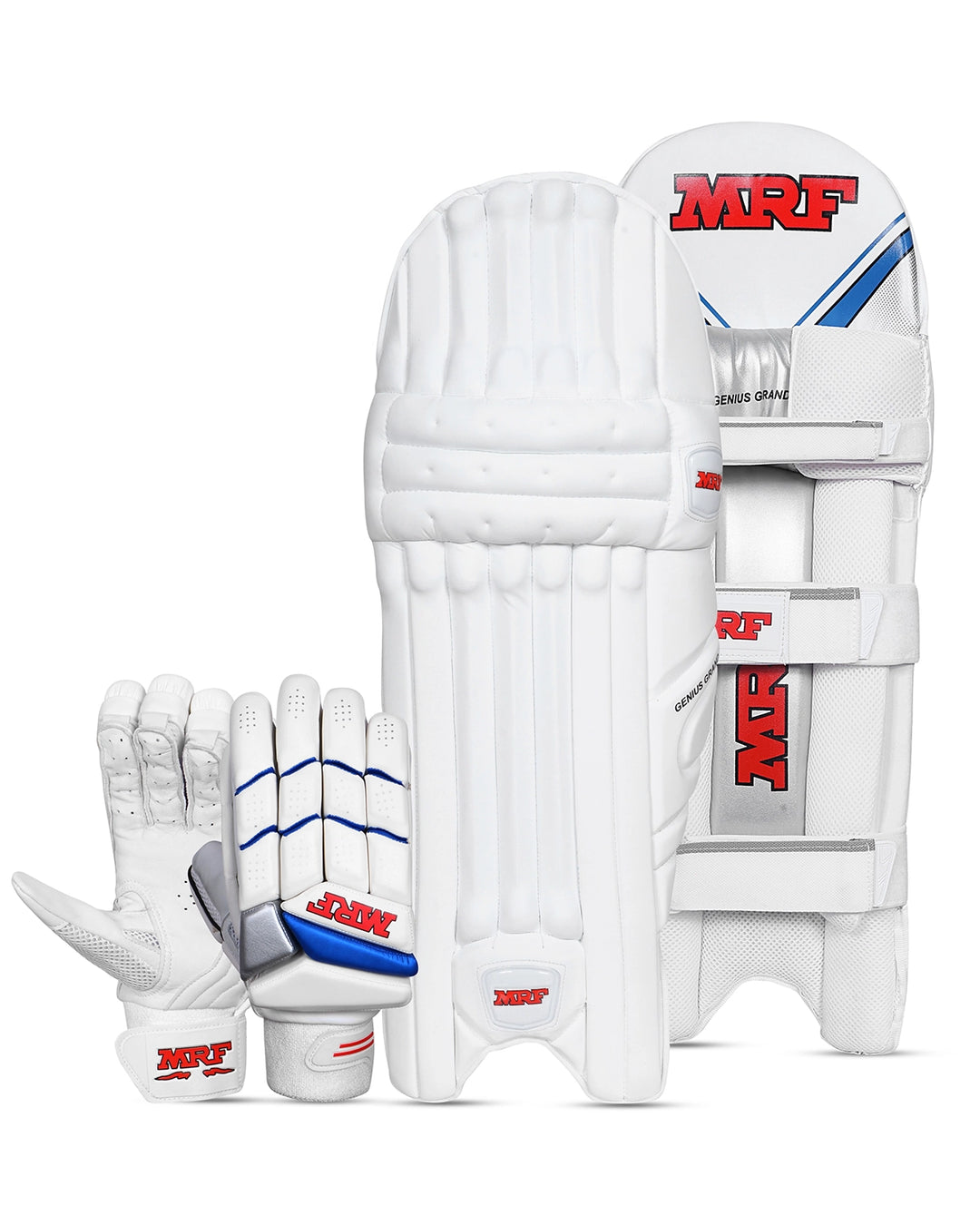 MRF Grand Batting Pads and Gloves Bundle - Junior