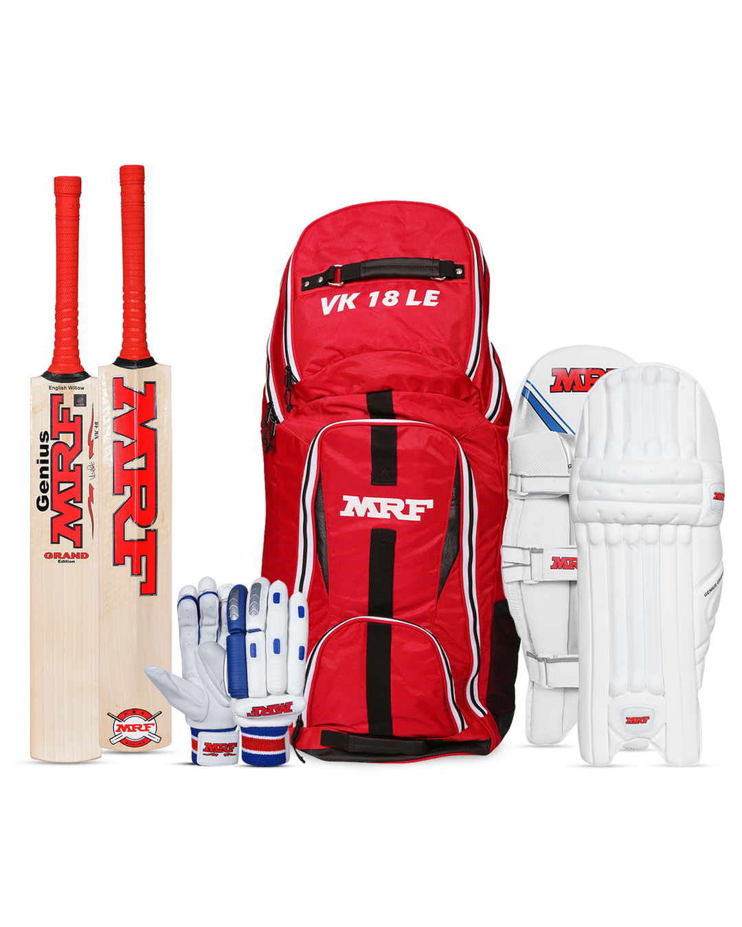MRF Grand Edition Cricket Bundle Kit with Duffle - Senior