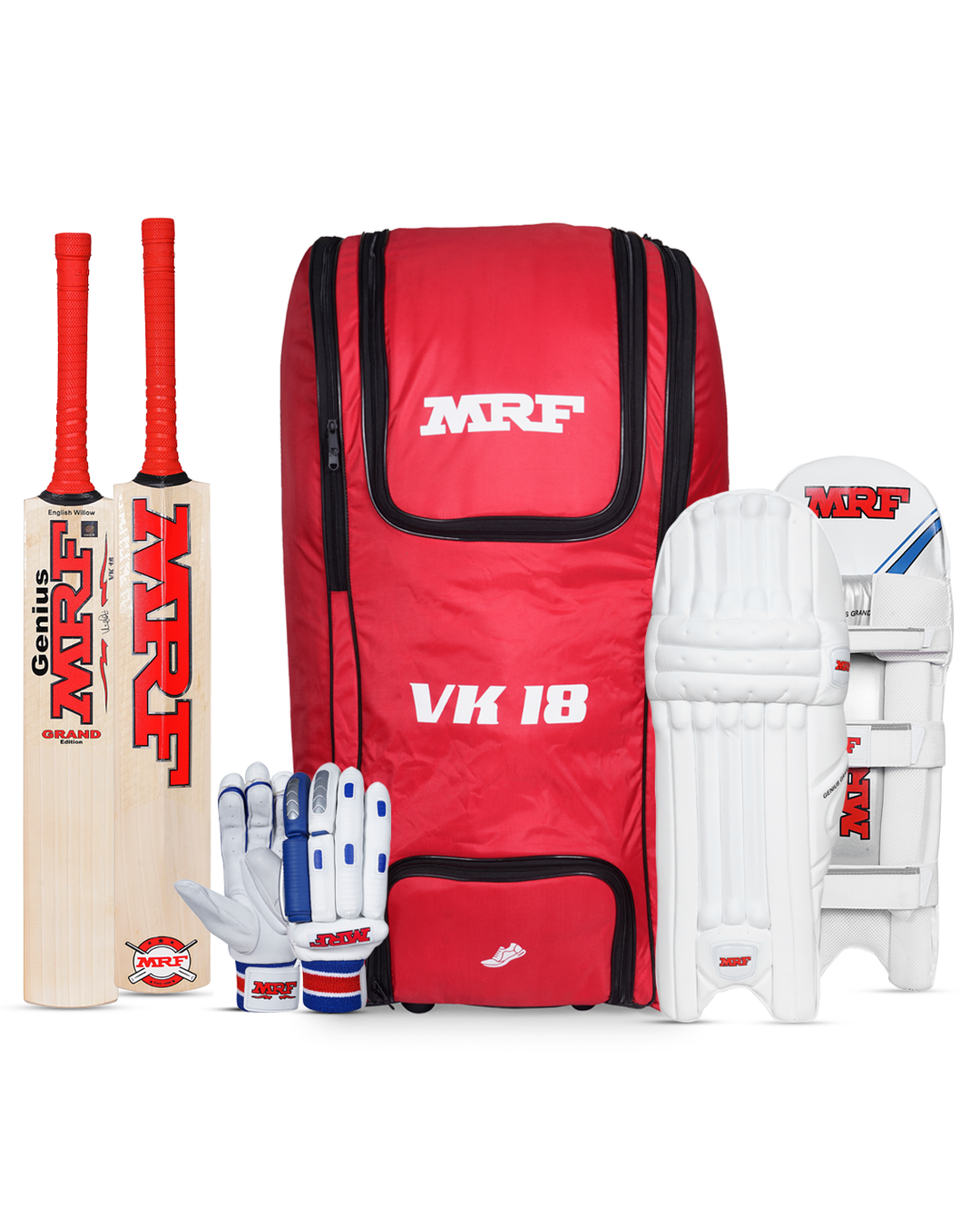 MRF Grand Edition Player Grade Cricket Bundle Kit - Junior