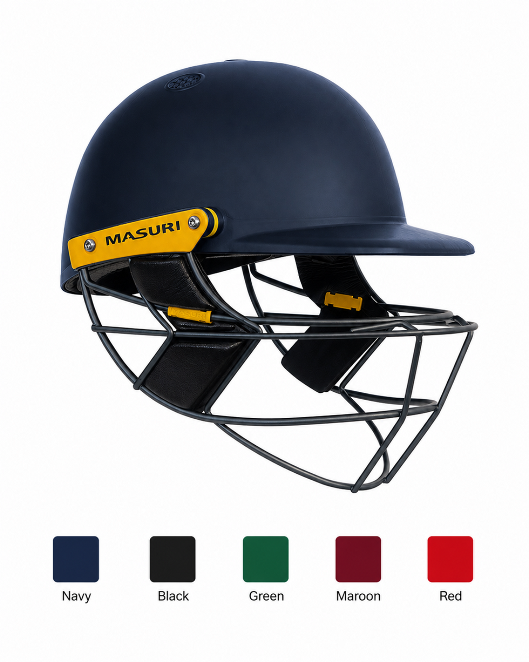 Masuri E Line Player Stainless Steel Cricket Batting Helmet - Painted - Senior