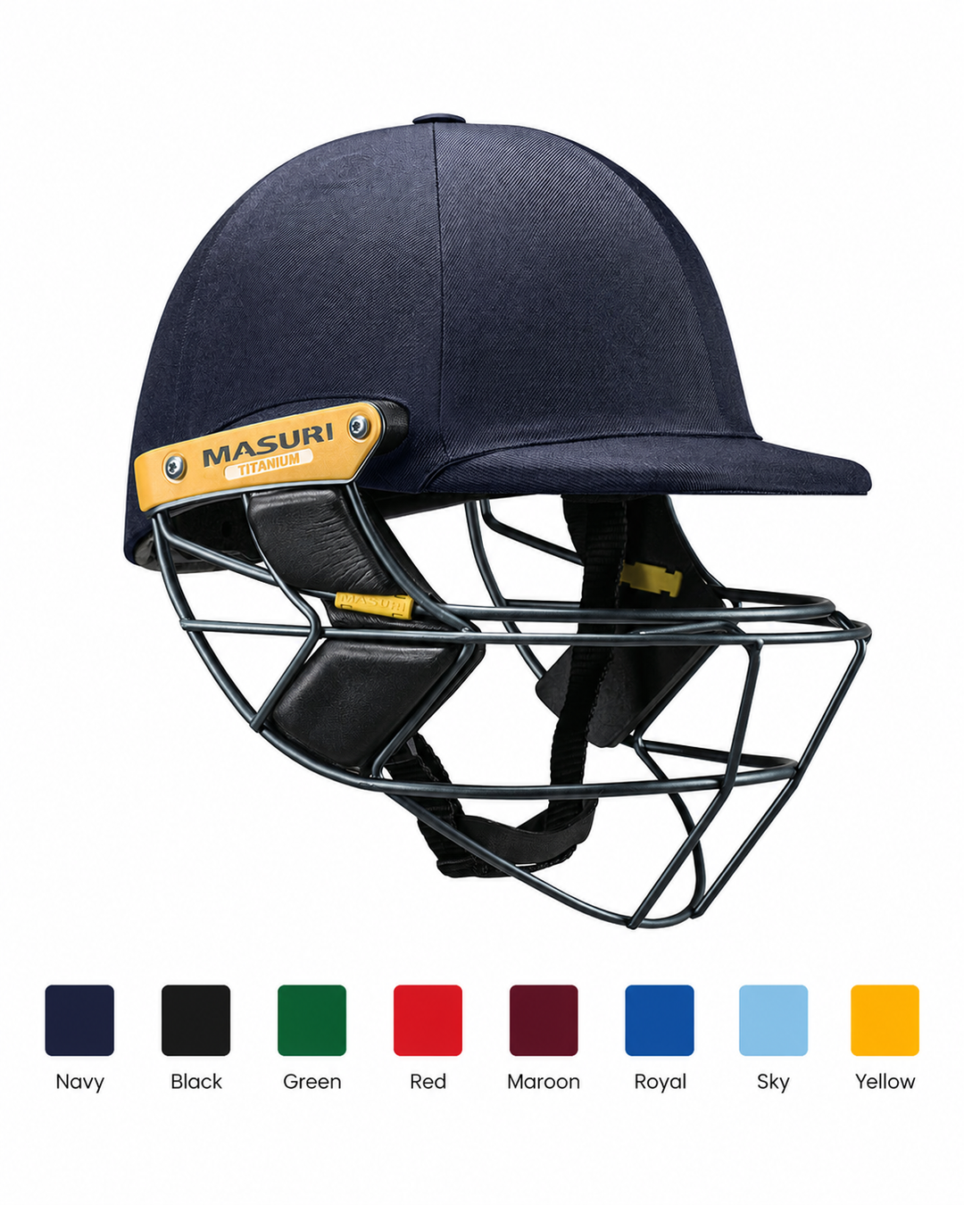 Masuri E Line Titanium Cricket Batting Helmet - Senior