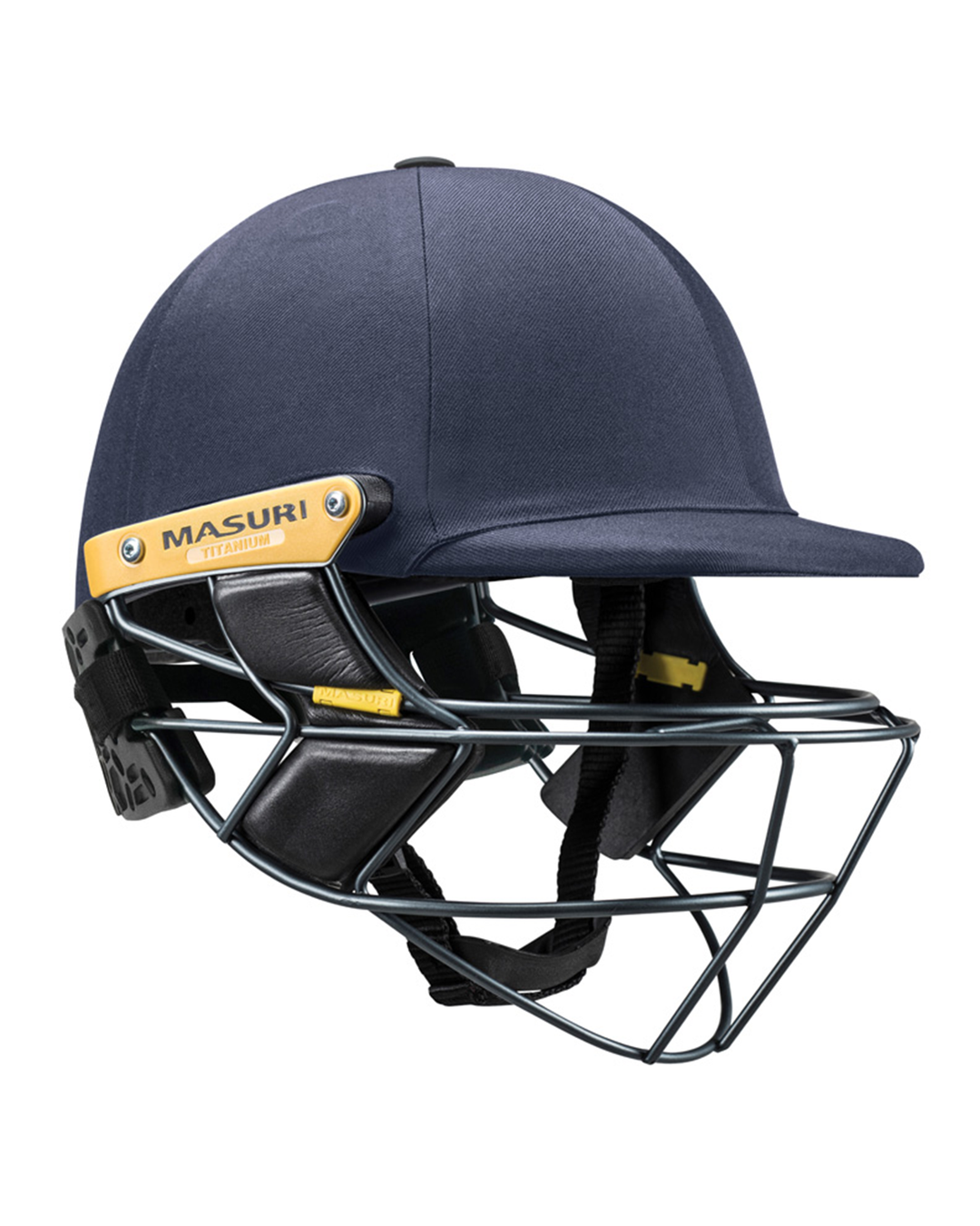 Masuri E Line Titanium Cricket Batting Helmet with Neck Guard - Senior