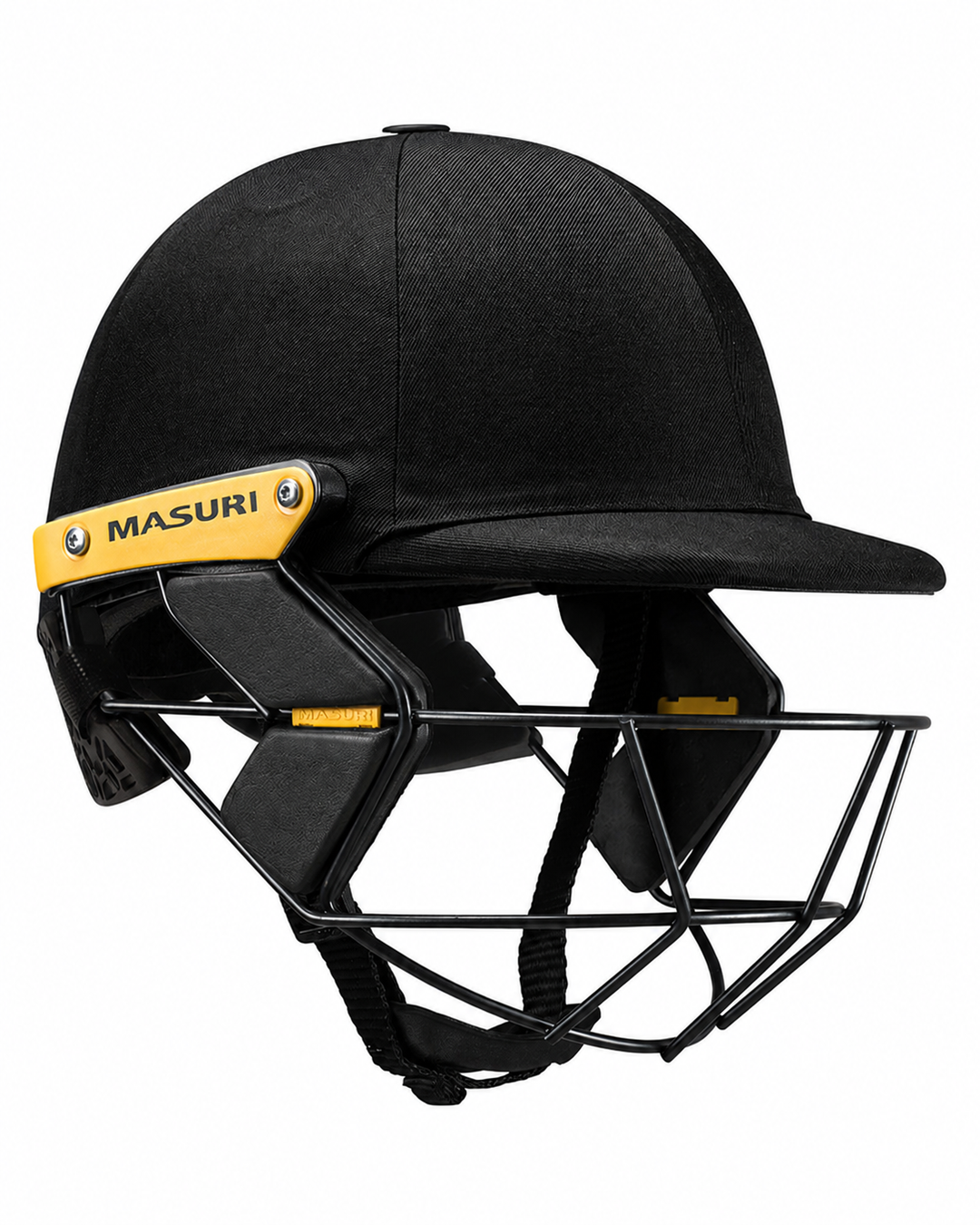 Masuri T Line Stainless Steel Cricket Batting Helmet with Neck Guard - Youth, fitted with rear neck guard