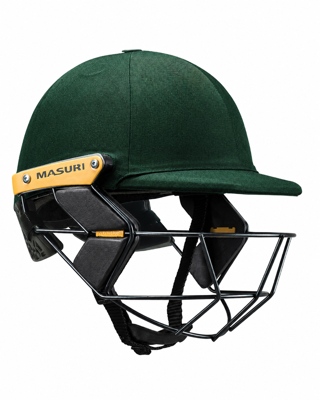 Masuri T Line Stainless Steel Cricket Batting Helmet with Neck Guard - Youth, fitted with rear neck guard