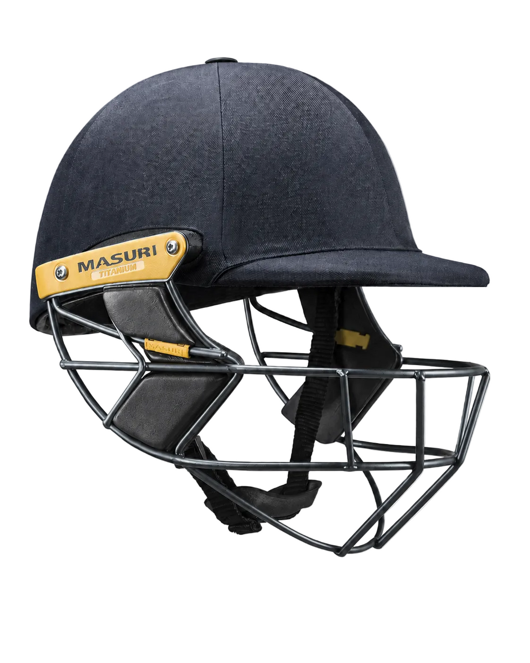 Masuri T Line Titanium Cricket Batting Helmet - Navy - Senior