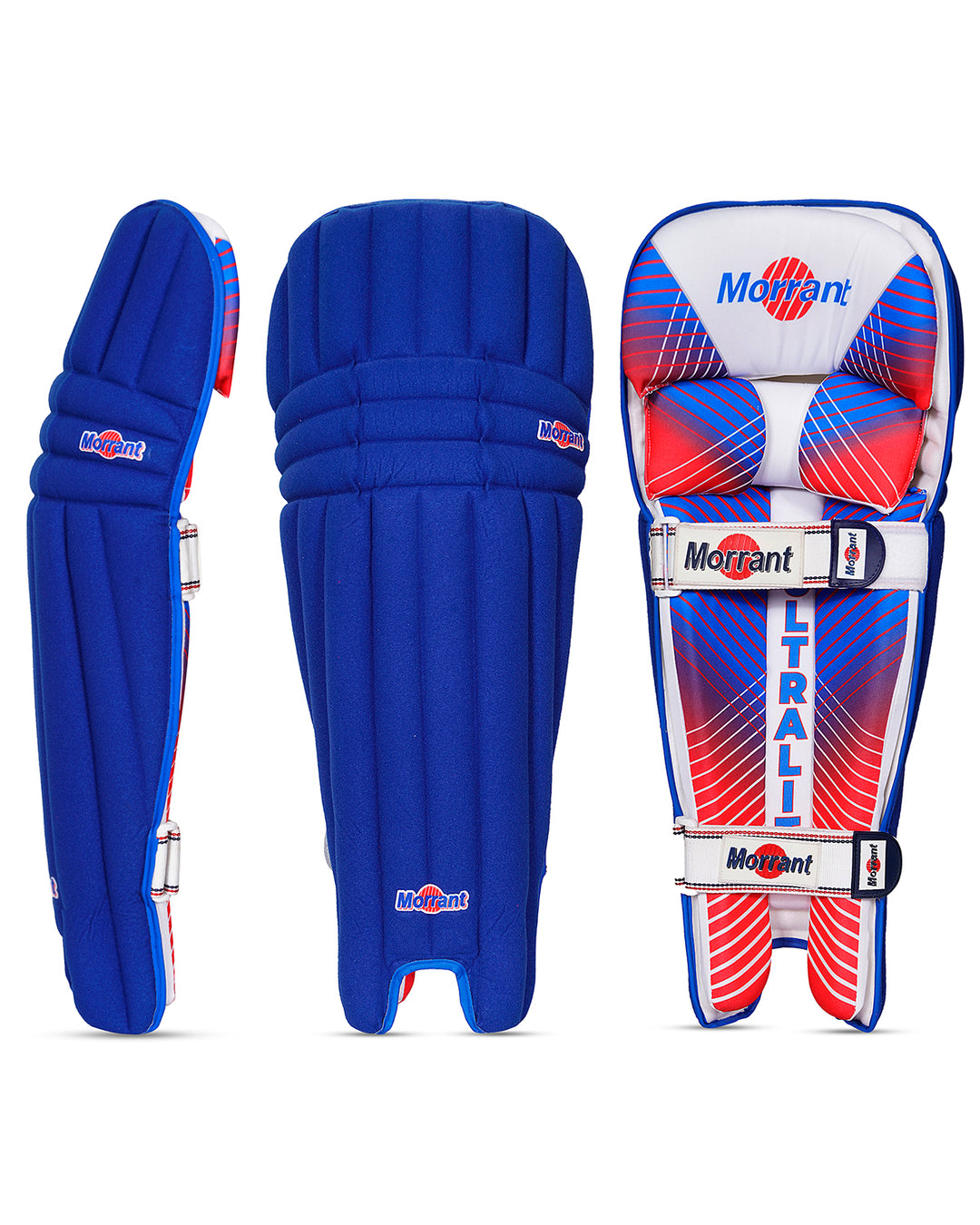 Morrant International Ultralite Cricket Batting Pads - Adult - Blue