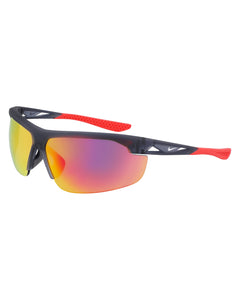 Nike Sun Windtrack M FV2398 Matte Dark Grey / Red Mirro Cricket Sunglasses