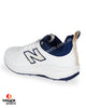 New Balance CK4030 N5 Cricket Shoes - Steel Spikes - White/Navy