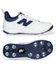 New Balance CK4030 N5 Cricket Shoes - Steel Spikes - White/Navy