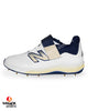 New Balance CK4040 N6 Bowling Cricket Shoes - Steel Spikes - White/Navy