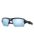 Oakley Flak 2.0 XL Sunglasses - Matte Black Frame - Prizm Deep Water Polarised